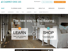 Tablet Screenshot of carpetoneocala.com